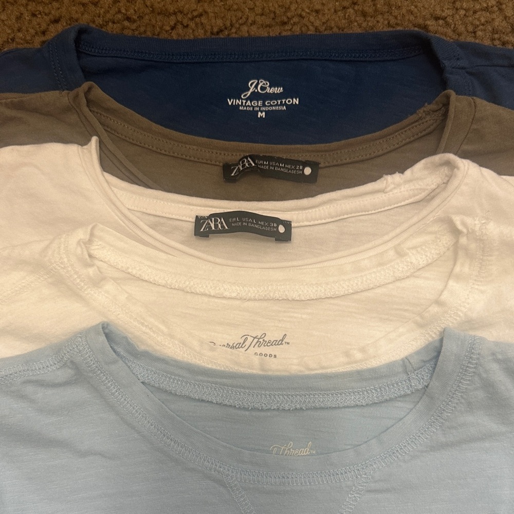 J. Crew/Zara Cotton Women’s Tees